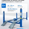 Подъемник четырехстоечный 5 т, c ручной траверсой 3 т N433, для сход-развала, механическое снятие 4450_MB(M)