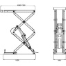 Подъемник ножничный заглубляемый KraftWell KRW3.2U