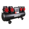 Компрессор поршневой безмасляный KraftWell krw-ac1000-120l