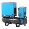 Компрессор винтовой, 7,5 кВт, 10 бар, 900 л/мин, ресивер 260 л, осушитель NCC10RD