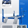 Подъемник четырехстоечный с пневмогидравлической траверсой для сход-развала 380В 4455JAB