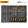 Набор инструментов 157 предметов, "BOXER", в черной тележке TOLSEN TT85415P