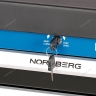 Тележка инструментальная, 2 выдвижных ящика, 2 полки с дверцами Nordberg T4