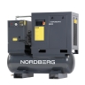 Компрессор винтовой NCF10RD, 7,5 кВт, 10 бар, 960 л/мин, ресивер 300 л, с частотным преобразователем, осушитель